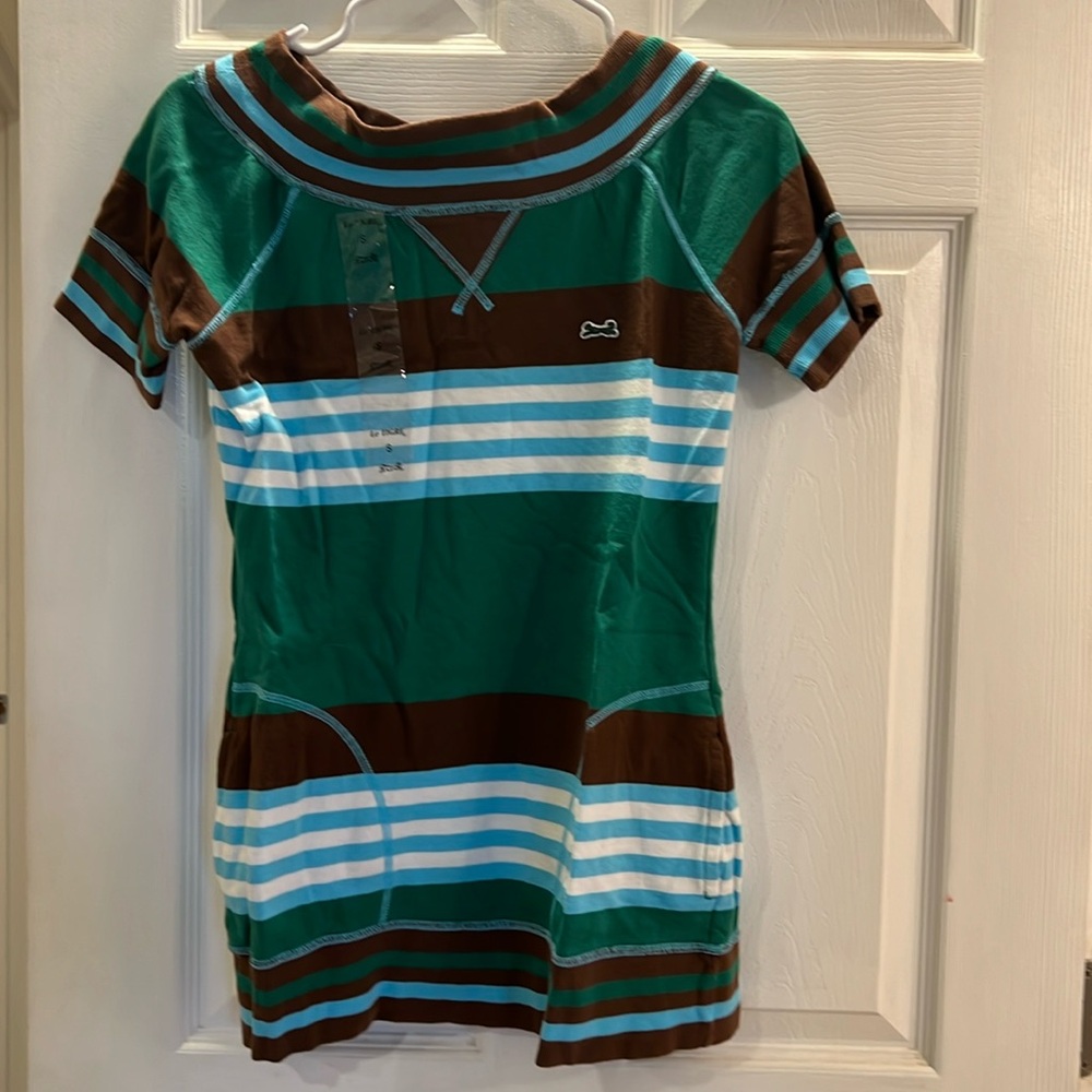 NWT Le Tigre Striped Tunic Top with Pockets